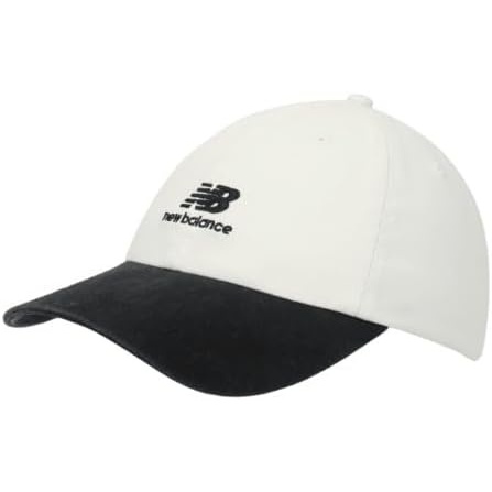 image:imageNew Balance unisexadults 6 Panel Flying NB Stacked Logo Hat ClassicSea Salt Sst