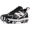 Black/White/Silver Metallic