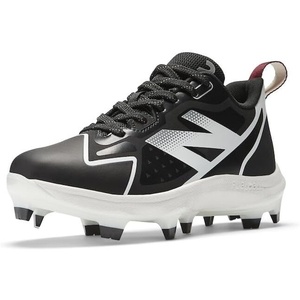 New Balance Kids’ FuelCell Romero Duo V2 TPU Molded Baseball Shoes(Black/White/Mercury Red)