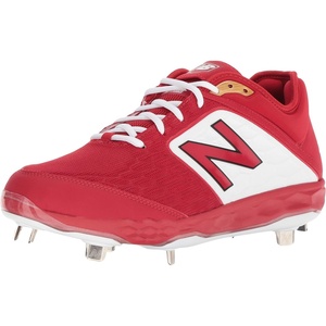 New Balance Men’s 3000 V4 Metal Baseball Shoe(Red/White)
