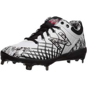 New Balance Men’s 4040 V5 Metal Baseball Shoe(Pedroia White/Camo)