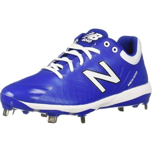 New Balance Men’s 4040 V5 Metal Baseball Shoe(Royal/White)