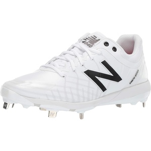 New Balance Men’s 4040 V5 Metal Baseball Shoe(White/White)