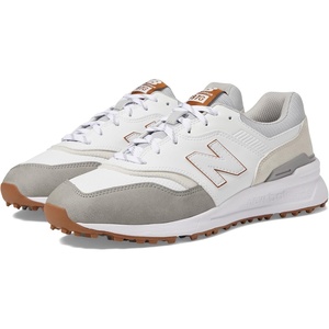 New Balance Men’s 997 Spikeless Golf Shoe(White/Grey)