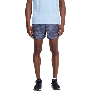 New Balance Men’s Accelerate 5 Inch Short 22(Grey Print)