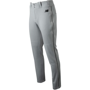 New Balance Men’s Adversary 2.0 Piped Tapered Baseball Pant Grey/Black L