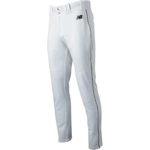 New Balance Men’s Adversary 2.0 Piped Tapered Baseball Pant White/Black XL