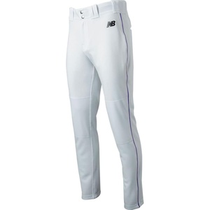New Balance Men’s Adversary 2.0 Piped Tapered Baseball Pant White/Blue L