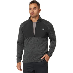 New Balance Men’s Athletics Heat Grid 1/2 Zip(Black)