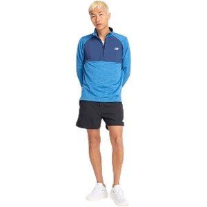 New Balance Men’s Athletics Heat Grid 1/2 Zip(Heron Blue)