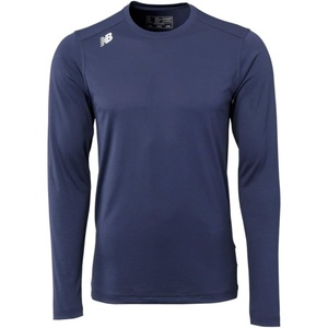 New Balance Mens Baseball Tech Long Sleeve(Dark Heather)