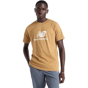 New Balance Men’s Essentials Stacked Logo Tee(Great Plains)