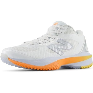New Balance Men’s Freezelx V5 Turf(White/Ice Blue/Hot Mango)
