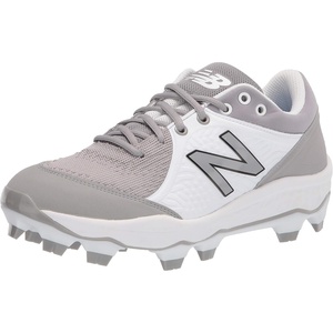 New Balance Men’s Fresh Foam 3000 V5 Metal Baseball Shoe(Grey/White)