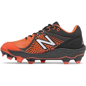 New Balance Men’s Fresh Foam 3000 V5 Metal Baseball Shoe(Orange/Black)