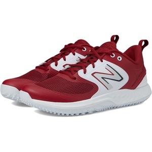 New Balance Men’s Fresh Foam 3000 V6 Turf-Trainer Shoes(Team Crimson/White)