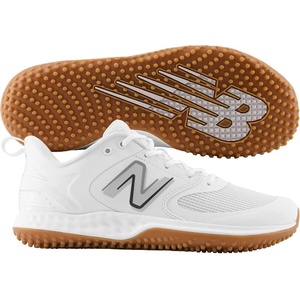 New Balance Men’s Fresh Foam 3000 V6 Turf-Trainer Shoes(White/White/Gum)