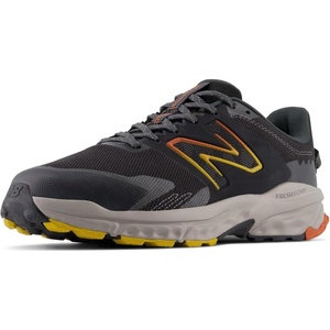 New Balance Men’s Fresh Foam 510 V6 Trail Running Shoes(Black/Shadow Grey/Cayenne)