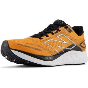 New Balance Men’s Fresh Foam 680 V8(Sizzle/Black/Dark Silver Metallic)