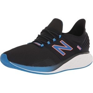 New Balance Men’s Fresh Foam Roav(Black/Serene Blue/Vibrant Orange)