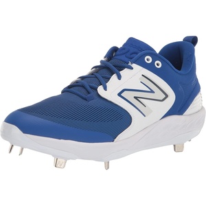 New Balance Men’s Fresh Foam X 3000 V6 Metal Baseball Shoes(Royal/White)