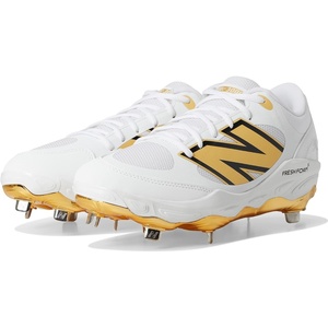 New Balance Men’s Fresh Foam X 3000v7 Sneaker(White/Metallic Gold)