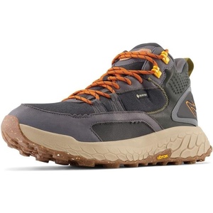 New Balance Men’s Fresh Foam X Hierro V1 Mid-Cut Trail Runners(Black/Magnet/Hot Marigold)