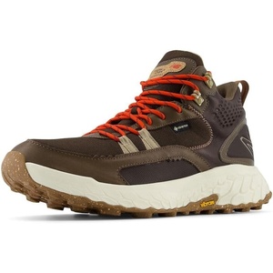 New Balance Men’s Fresh Foam X Hierro V1 Mid-Cut Trail Runners(Dark Mushroom/Black Coffee/Neo Flame)