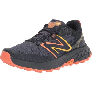 New Balance Men’s Fresh Foam X Hierro V7 Shoes(Thunder/Vibrant Orange/Vibrant Apricot)