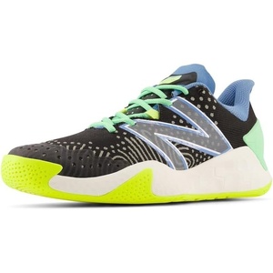 New Balance Mens Fresh Foam X Lav V2 Hard Court Tennis Shoe(Black/Heritage Blue)