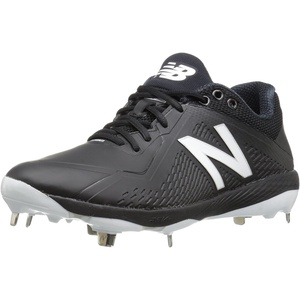 New Balance Men’s L4040v4 Metal Baseball Shoe(Synthetic Black)