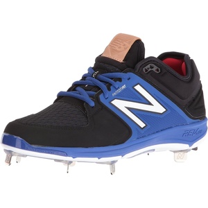 New Balance Men’s M3000v3 Metal Baseball Shoe(Black/Blue)