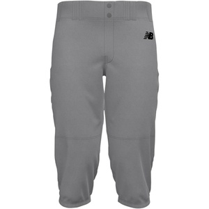 New Balance Men’s Solid Knicker Baseball Pants Grey M
