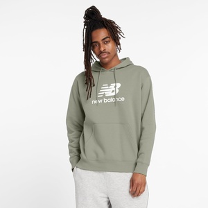 New Balance Men’s Sport Essentials Fleece Logo Hoodie(Olivine)