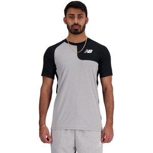 New Balance Men’s Ss Asym Baseball Top Left(Black)