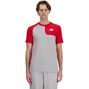 New Balance Men’s Ss Asym Baseball Top Left(Team Red)