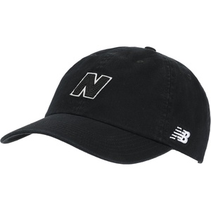 New Balance Men’s and Women’s Block N 6-Panel Snapback Hat, Casual Wear, One Size Fits Most(V 2.0 – Black)
