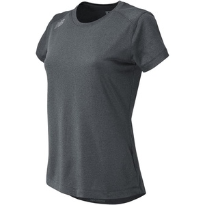 New Balance Women’s Baseball Nb Tech Short Sleeve(Dark Heather)