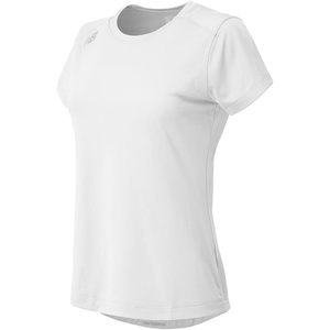 New Balance Women’s Baseball Nb Tech Short Sleeve(White)