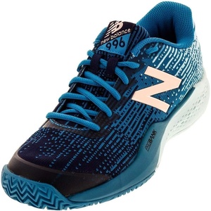 New Balance Women’s Clay Court 996 V3 Tennis Shoe(Deep Ozone Blue/Ozone Blue)