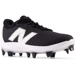 New Balance Women’s Fuse V3 Metal Pitch Softball Shoe(Black/Optic White)