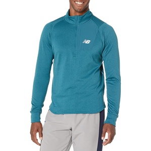 New Balance mens Nb Heat Grid Half Zip 22(Dark Moonstone Heather)