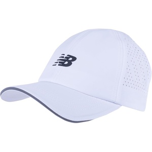 New Balance unisex-adult 6-panel Performance Run Hat(White)