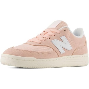 New Balance Kids’ 080 Court Lace-up(Pink Haze/Nb 103 White)