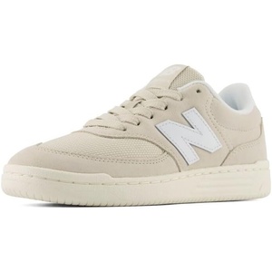 New Balance Kids’ 080 Court Lace-up(Timberwolf/Nb 103 White)
